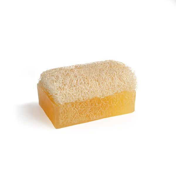 Mango Seife mit Kürbisfaser